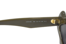 画像をギャラリービューアに読み込む, 新品未使用 LOEWE ロエベ サングラス サイドロゴ LW40109U サイズ52▫︎18 140 イタリア製 ゴールド金具 カーキ 中古 4c067430