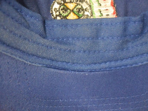 CROSS COLOURS Cap Vintage 90s 1990 NATION Embroidery Free Size Blue Cotton Good Condition Used 4c067436