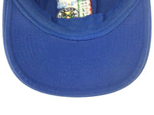 画像をギャラリービューアに読み込む, CROSS COLOURS クロスカラーズ キャップ ヴィンテージ 90s 1990 NATION 刺繍 フリーサイズ ブルー コットン 美品 中古 4c067436
