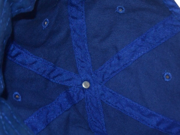CROSS COLOURS Cap Vintage 90s 1990 NATION Embroidery Free Size Blue Cotton Good Condition Used 4c067436