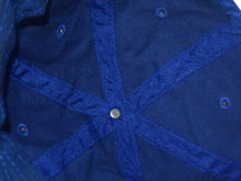 画像をギャラリービューアに読み込む, CROSS COLOURS クロスカラーズ キャップ ヴィンテージ 90s 1990 NATION 刺繍 フリーサイズ ブルー コットン 美品 中古 4c067436