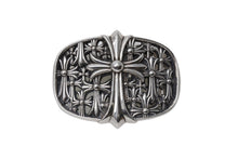 画像をギャラリービューアに読み込む, CHROME HEARTS クロムハーツ BUCKL CEMETERY1.5 セメタリークロス バックル シルバー925 重量248g .925 2003 刻印 美品 中古 4c067442
