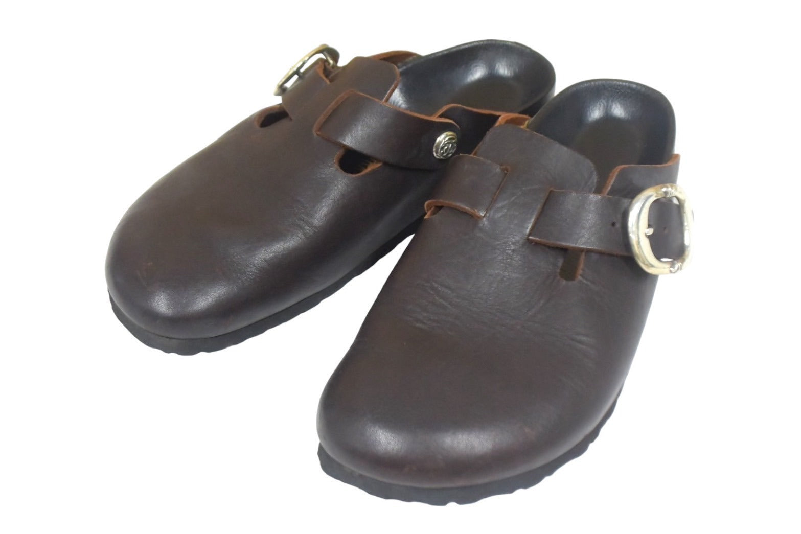 CHROME HEARTS クロムハーツ × BIRKENSTOCK ビルケンシュトック レザー ボストン サンダル シルバー925 41 美品 中古  4c067443 – Casanova Vintage