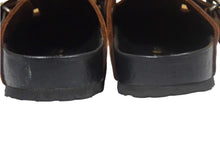 画像をギャラリービューアに読み込む, CHROME HEARTS クロムハーツ × BIRKENSTOCK ビルケンシュトック レザー ボストン サンダル シルバー925 41 美品 中古 4c067443