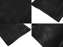 画像をギャラリービューアに読み込む, CHROME HEARTS クロムハーツ フレアニー カーペンター レザーパンツ ブラック シルバー925 ロゴ サイズ33 美品 中古 4c067446