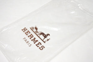 新品同様 HERMES エルメス マット ラグ ビーチタオル チーター 豹柄 ブラック ホワイト イエロー コットン フランス製 中古 4c067462