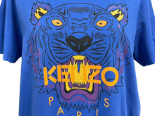 Load image into Gallery viewer, 極美品 KENZO ケンゾー 半袖Ｔシャツ トップス サイズL ポルトガル製 ブルー オレンジ コットン 中古 4c067466