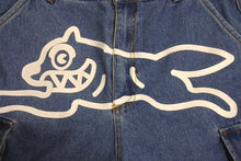 画像をギャラリービューアに読み込む, 新品未使用 Billionaire Boys Club ビリオネアボーイズクラブ 2WAY ウォッシュドデニム カーゴパンツ ブルー デニム ICEJP241P002 サイズM 中古 4c067481