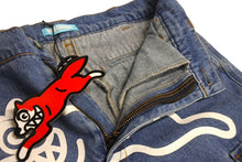 画像をギャラリービューアに読み込む, 新品未使用 Billionaire Boys Club ビリオネアボーイズクラブ 2WAY ウォッシュドデニム カーゴパンツ ブルー デニム ICEJP241P002 サイズM 中古 4c067481