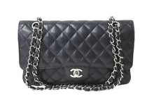 Load image into Gallery viewer, CHANEL シャネル マトラッセ キャビアスキン チェーンショルダーバッグ 13番台 シルバー金具 ブラック 美品 中古 4c067497cc