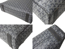 Load image into Gallery viewer, Goyard ゴヤール サックヴォルテール 2WAYバッグ ハンドバッグ ショルダーバッグ キャンバス レザー グレー 美品 中古 4c067509