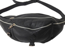 Load image into Gallery viewer, ChromeHearts クロムハーツ SNATPACK スナットパック ショルダーバッグ ダガー レザー切替 ブラック 美品 中古 4c067511