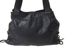画像をギャラリービューアに読み込む, ChromeHearts クロムハーツ CH Plain JJDean Bag プレインJJディーンバッグ レザー シルバー925 ブラック 美品 中古 4c067513