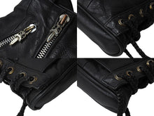 画像をギャラリービューアに読み込む, ChromeHearts クロムハーツ CH Plain JJDean Bag プレインJJディーンバッグ レザー シルバー925 ブラック 美品 中古 4c067513