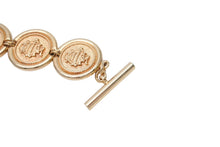 画像をギャラリービューアに読み込む, 極美品 Christian Dior クリスチャンディオール ブレスレット 全長19.5cm 幅2.2cm ゴールドカラー メタル アクセサリー 中古 4c067542