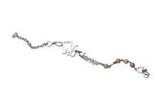 Load image into Gallery viewer, Christian Dior クリスチャンディオール ブレスレット 全長23cm ロゴデザイン シルバーカラー メタル アクセサリー 美品 中古 4c067544