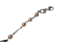 Load image into Gallery viewer, Christian Dior クリスチャンディオール ブレスレット 全長23cm ロゴデザイン シルバーカラー メタル アクセサリー 美品 中古 4c067544