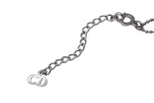 Load image into Gallery viewer, Christian Dior クリスチャンディオール ブレスレット 全長23cm ロゴデザイン シルバーカラー メタル アクセサリー 美品 中古 4c067544