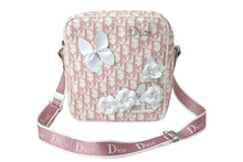 画像をギャラリービューアに読み込む, 新品未使用 Christian Dior クリスチャンディオール トロッター ショルダーバッグ ガーリーライン ラインストーン ピンク 中古 4c067557