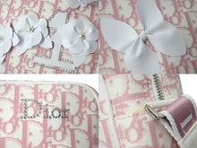 画像をギャラリービューアに読み込む, 新品未使用 Christian Dior クリスチャンディオール トロッター ショルダーバッグ ガーリーライン ラインストーン ピンク 中古 4c067557