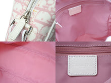 画像をギャラリービューアに読み込む, 極美品 Christian Dior クリスチャンディオール ショルダーバッグ BOL1003 ヴィンテージ トロッター柄 ピンク ラインストーン 中古 4c067558