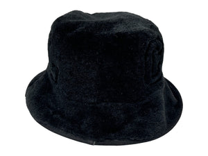 New Unused 2024 CHANEL Bucket Hat Reversible Mouton Hat Coco Mark Made in Italy Black Used 4c067586