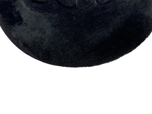 New Unused 2024 CHANEL Bucket Hat Reversible Mouton Hat Coco Mark Made in Italy Black Used 4c067586