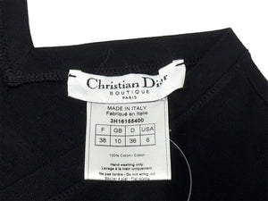 新品未使用 Christian Dior クリスチャンディオール J'ADORE ジャドール タンクトップ 3H16155400 サイズ38 ブラック 中古 4c067589