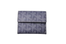 画像をギャラリービューアに読み込む, 極美品 Goyard ゴヤールマリニー コインケース 折りたたみ財布 コンパクト財布 小銭入れ フランス製 PVC グレー 中古 4c067597