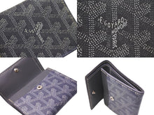 画像をギャラリービューアに読み込む, 極美品 Goyard ゴヤールマリニー コインケース 折りたたみ財布 コンパクト財布 小銭入れ フランス製 PVC グレー 中古 4c067597