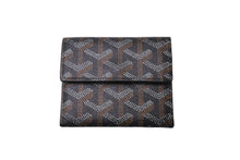 Load image into Gallery viewer, GOYARD ゴヤール マリニー ウォレット コインケース MARIGNPMLTY01CL01P ブラック フランス製 PVC レザー 美品 中古 4c067605