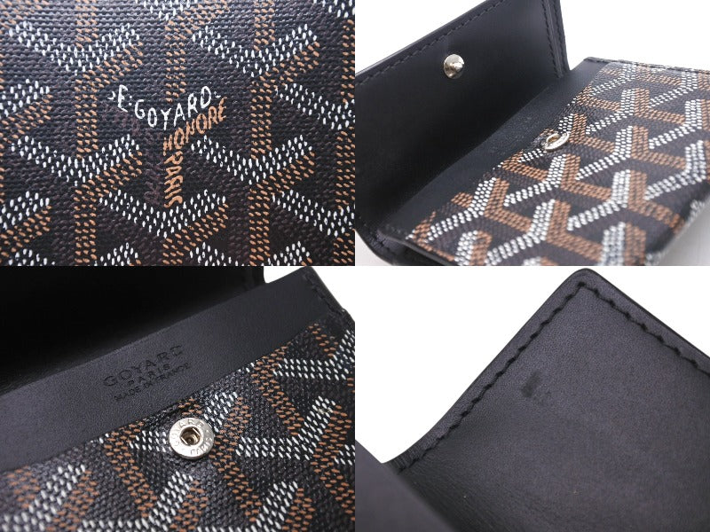 GOYARD ゴヤール マリニー ウォレット コインケース MARIGNPMLTY01CL01P ブラック フランス製 PVC レザー 美品 中古  4c067605 – Casanova Vintage