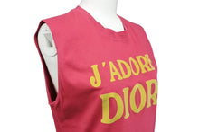 画像をギャラリービューアに読み込む, 極美品 Christian Dior クリスチャンディオール J'ADORE ジャドール タンクトップ 2A12155300 サイズ42 ガリアーノ期 ピンク イエロー 中古 4c067611