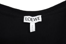 画像をギャラリービューアに読み込む, LOEWE ロエベ クロップド アナグラム タンクトップ S540Y07XAG サイズXS ブラック ホワイト コットン ポリウレタン 美品 中古 4c067613