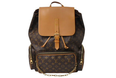 極美品 LOUIS VUITTON ルイヴィトン リュック トリオ バックパック モノグラム ヴァージル M44658 中古 4c067648