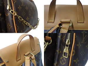 極美品 LOUIS VUITTON ルイヴィトン リュック トリオ バックパック モノグラム ヴァージル M44658 中古 4c067648