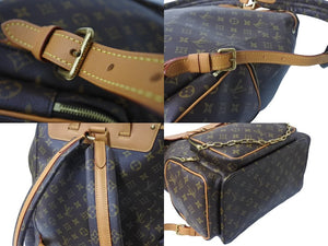 極美品 LOUIS VUITTON ルイヴィトン リュック トリオ バックパック モノグラム ヴァージル M44658 中古 4c067648