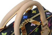 Load image into Gallery viewer, 新品同様 LOUIS VUITTON ルイヴィトン ハンドバッグ トゥルーヴィル ブラック 村上隆 M92662 マルチカラー ゴールド金具 中古 4c067649