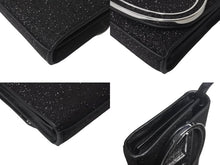 画像をギャラリービューアに読み込む, 新品未使用 DIESEL ディーゼル 1DR WALLET STRAP X09809 P0787 レザー ブラック シルバー 2WAYバッグ 中古 4c067664