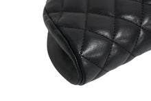 画像をギャラリービューアに読み込む, CHANEL シャネル マトラッセ クラッチバッグ セカンドバッグ がま口 ラムスキン 15番台 ブラック シルバー金具 美品 中古 4c067670