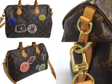 画像をギャラリービューアに読み込む, LOUIS VUITTON ルイヴィトン スピーディ バンドリエール30 ハンドバッグ M43231 ゴールド金具 ブラウン 美品 中古 4c067672