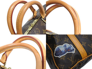 LOUIS VUITTON ルイヴィトン スピーディ バンドリエール30 ハンドバッグ M43231 ゴールド金具 ブラウン 美品 中古 4c067672