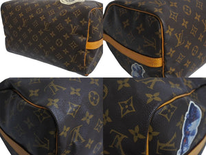 LOUIS VUITTON ルイヴィトン スピーディ バンドリエール30 ハンドバッグ M43231 ゴールド金具 ブラウン 美品 中古 4c067672