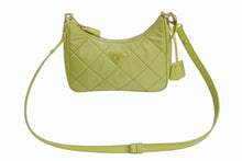画像をギャラリービューアに読み込む, 極美品 PRADA プラダ Re-Edition リエディション 1995 Re-Nylon リナイロン イエローグリーン ミニバッグ 中古 4c067688