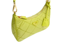 画像をギャラリービューアに読み込む, 極美品 PRADA プラダ Re-Edition リエディション 1995 Re-Nylon リナイロン イエローグリーン ミニバッグ 中古 4c067688