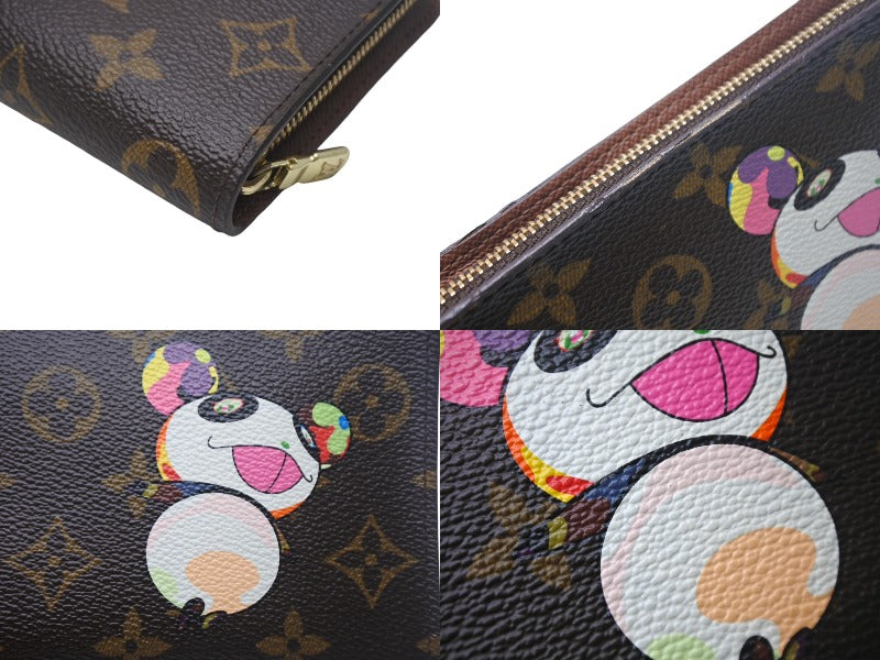 LOUIS VUITTON ルイ ヴィトン × 村上隆 コラボ 長財布 M61729 パンダ ポルトモネジップ モノグラムキャンバス 美品 中古  4c067703 – Casanova Vintage