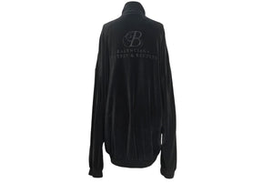 BALENCIAGA バレンシアガ トラック ジャケット truck jacket ベロア 659098 20AW ブラック 黒 サイズ XXS 中古 4c067707