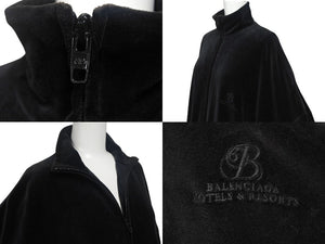 BALENCIAGA バレンシアガ トラック ジャケット truck jacket ベロア 659098 20AW ブラック 黒 サイズ XXS 中古 4c067707