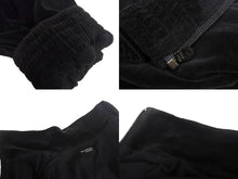 Load image into Gallery viewer, BALENCIAGA バレンシアガ トラック ジャケット truck jacket ベロア 659098 20AW ブラック 黒 サイズ XXS 中古 4c067707