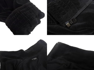 BALENCIAGA バレンシアガ トラック ジャケット truck jacket ベロア 659098 20AW ブラック 黒 サイズ XXS 中古 4c067707